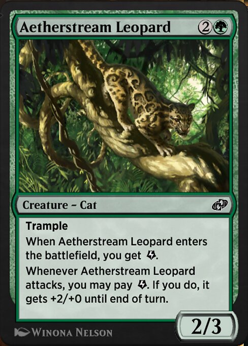 Aetherstream Leopard highlighted card art