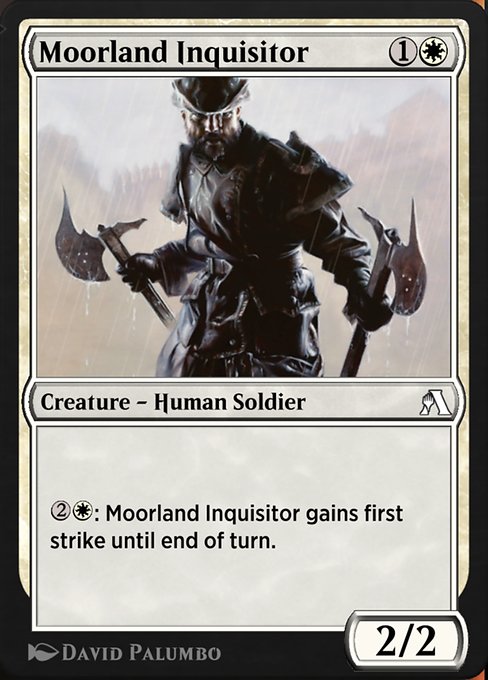 Moorland Inquisitor highlighted card art