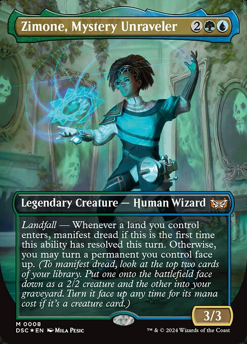 Zimone, Mystery Unraveler highlighted card art