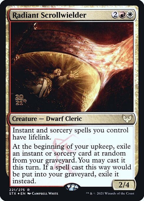Radiant Scrollwielder from Strixhaven: School of Mages Promos
