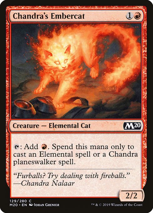 Chandra's Embercat highlighted card art