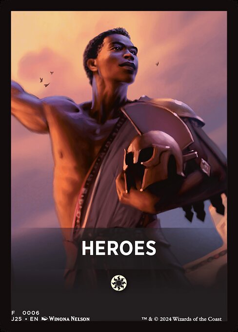 Heroes highlighted card art