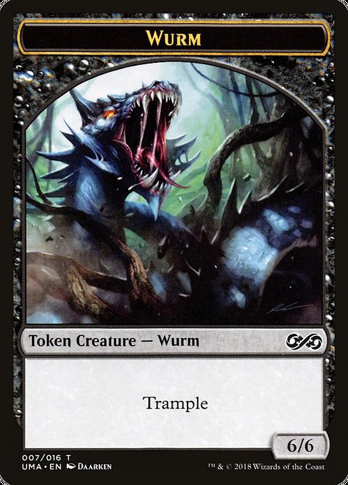 Wurm highlighted card art