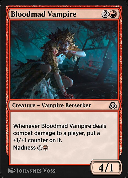 Bloodmad Vampire from Shadows over Innistrad Remastered
