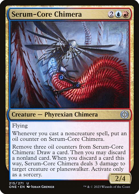 Serum-Core Chimera highlighted card art