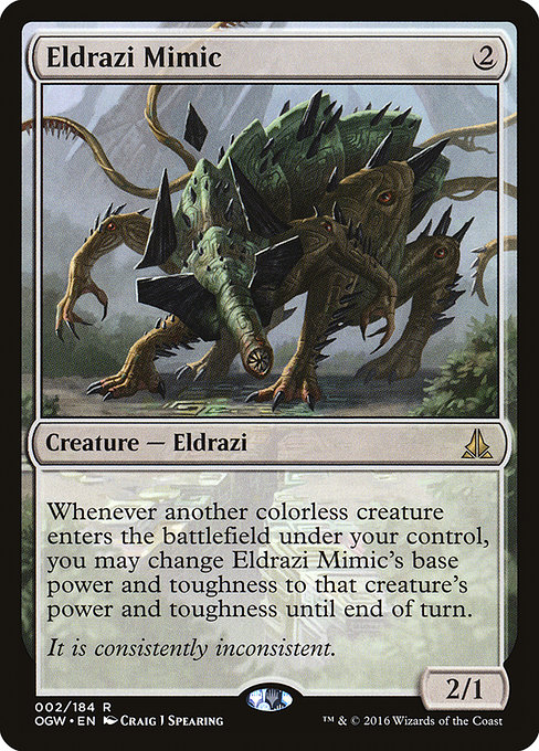 Eldrazi Mimic highlighted card art