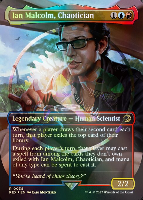 Ian Malcolm, Chaotician highlighted card art