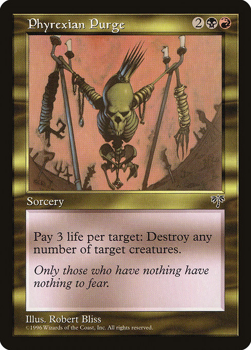 Phyrexian Purge highlighted card art