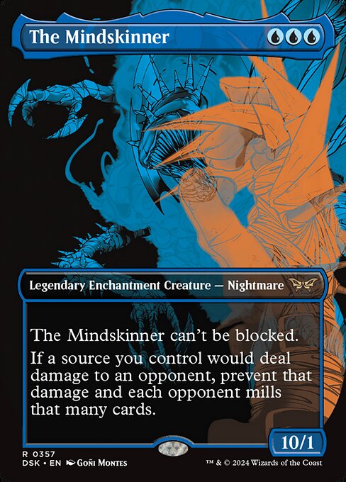 The Mindskinner highlighted card art