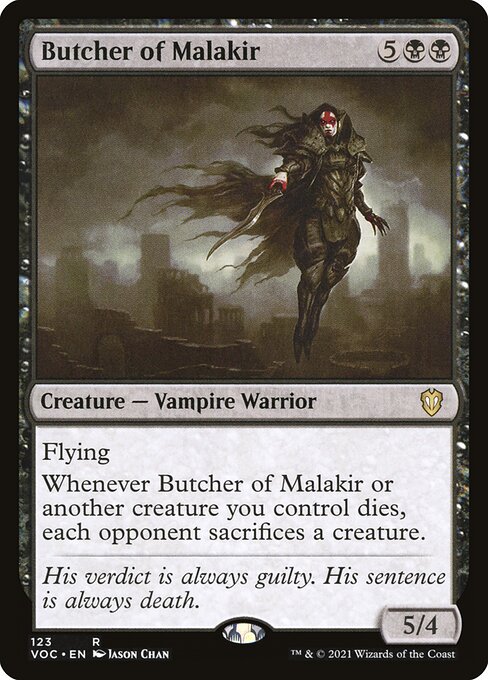 Butcher of Malakir from Crimson Vow Commander