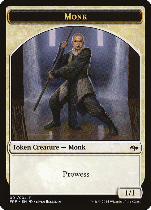 Monk from Fate Reforged Tokens