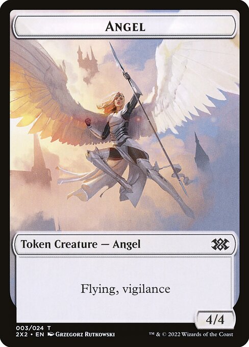Angel from Double Masters 2022 Tokens