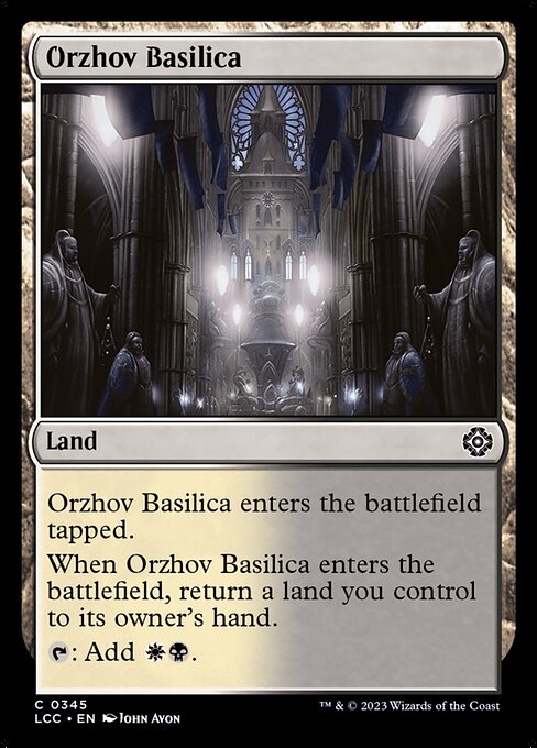 Orzhov Basilica from The Lost Caverns of Ixalan Commander
