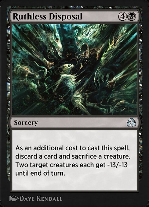 Ruthless Disposal highlighted card art