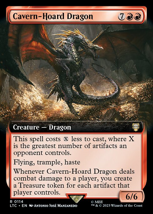 Cavern-Hoard Dragon from Tales of Middle-earth Commander