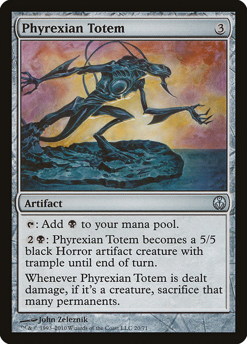 Phyrexian Totem highlighted card art