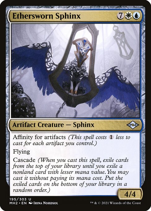 Ethersworn Sphinx highlighted card art