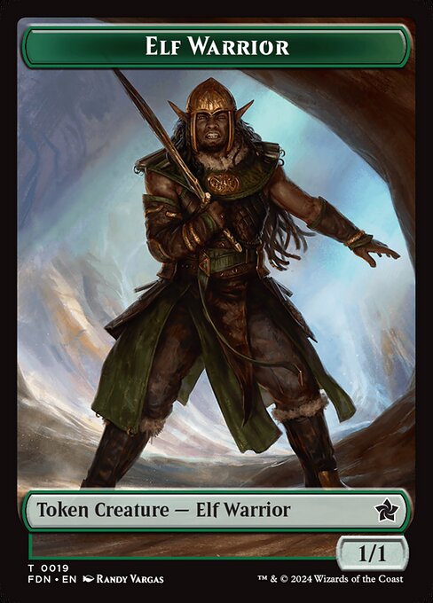Elf Warrior highlighted card art