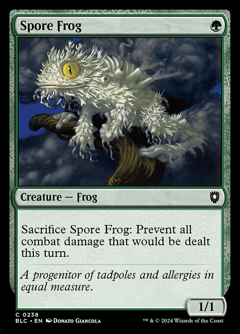 Spore Frog highlighted card art
