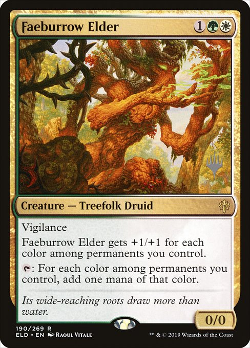 Faeburrow Elder from Throne of Eldraine Promos