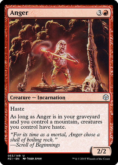 Anger from Legendary Cube Prize Pack