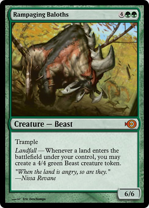 Rampaging Baloths from Magic Online Promos