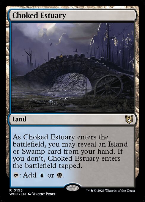 Choked Estuary from Wilds of Eldraine Commander