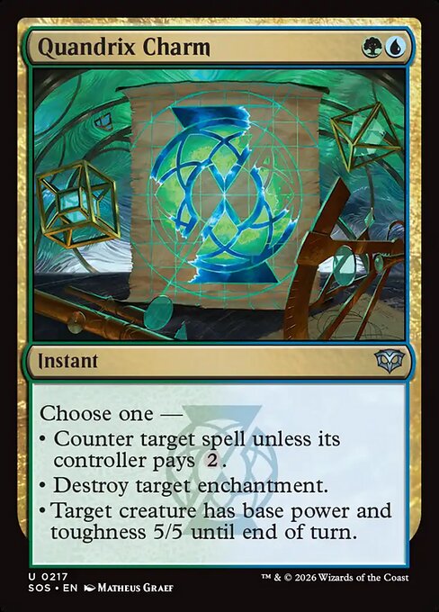 Quandrix Charm from Secrets of Strixhaven