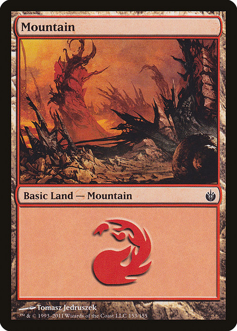 Mountain from Mirrodin Besieged