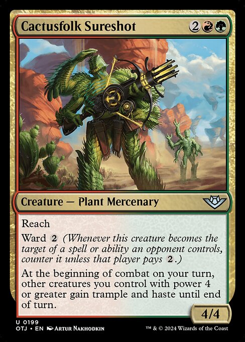 Cactusfolk Sureshot highlighted card art