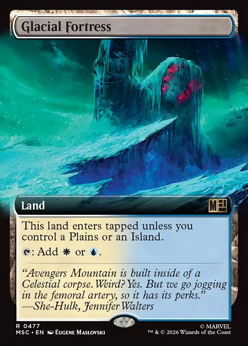 Glacial Fortress highlighted card art