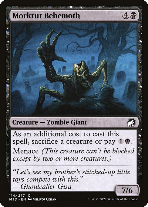 Morkrut Behemoth from Innistrad: Midnight Hunt