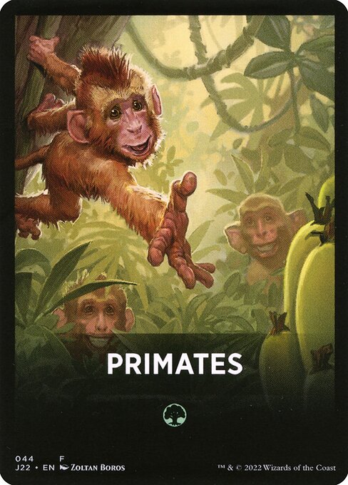 Primates highlighted card art