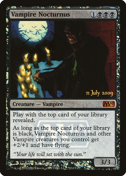 Vampire Nocturnus from Magic 2010 Promos