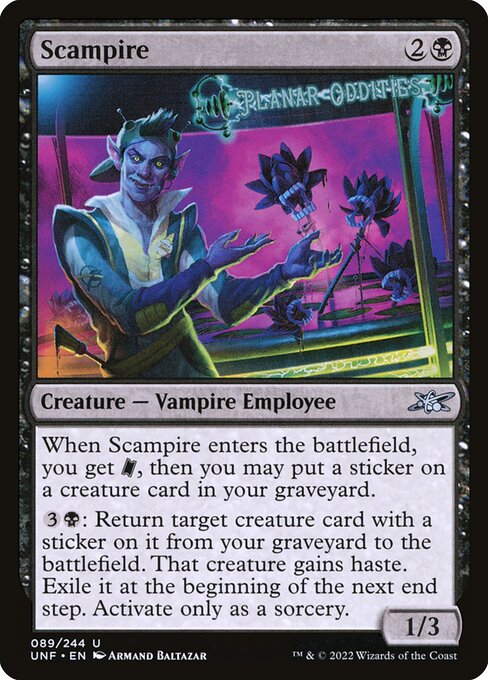 Scampire highlighted card art