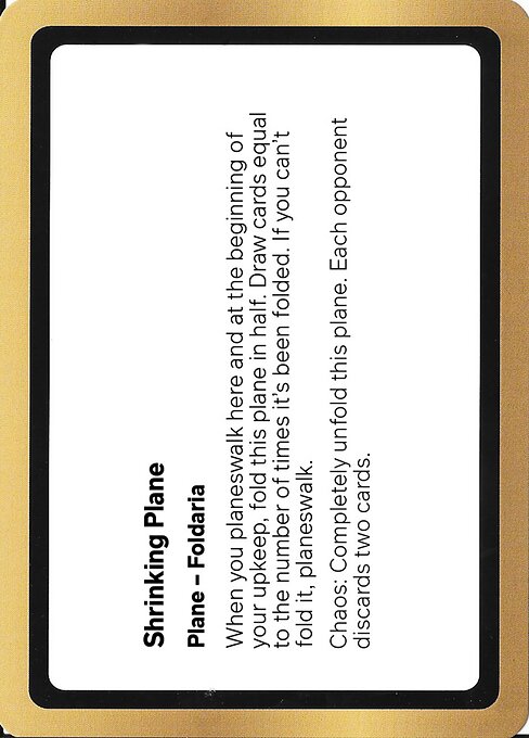 Shrinking Plane highlighted card art