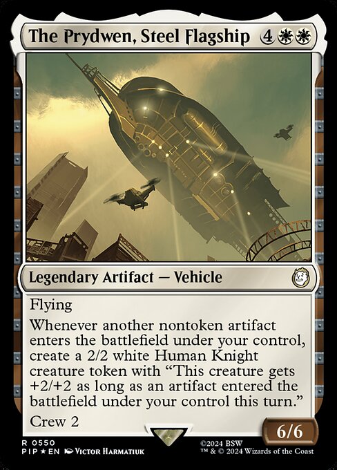 The Prydwen, Steel Flagship highlighted card art