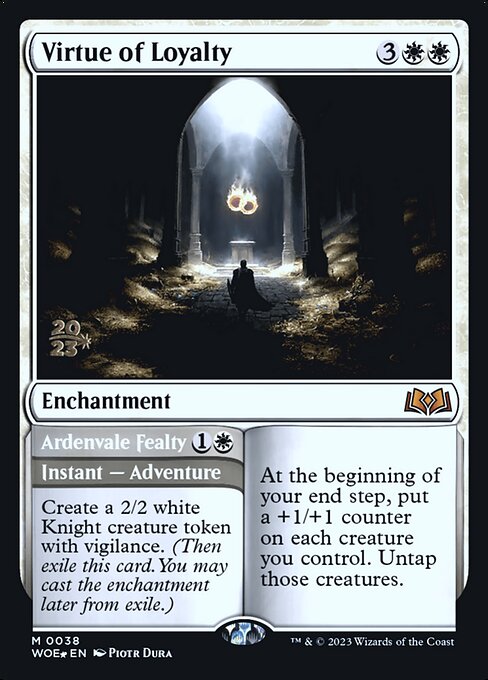 Virtue of Loyalty // Ardenvale Fealty highlighted card art