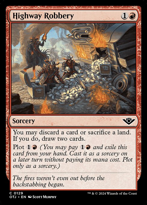 Highway Robbery highlighted card art