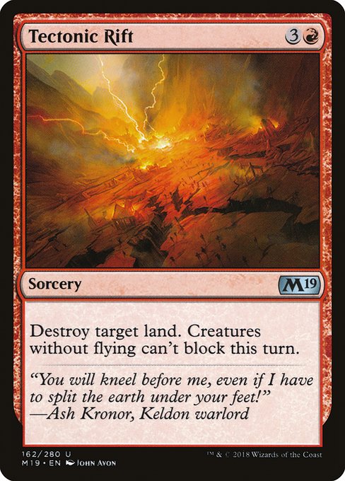 Tectonic Rift from Core Set 2019