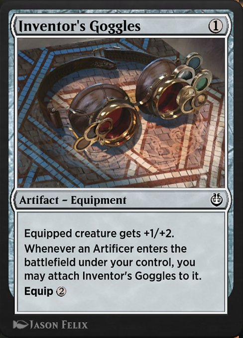 Inventor's Goggles highlighted card art