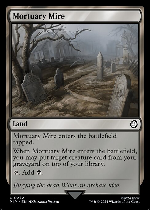 Mortuary Mire highlighted card art