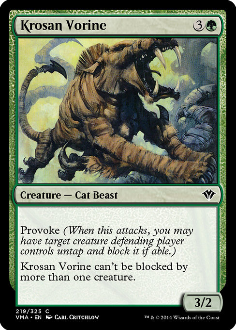 Krosan Vorine from Vintage Masters