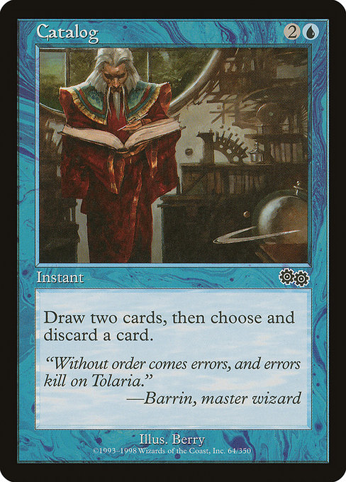 Catalog from Urza's Saga