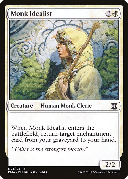 Monk Idealist highlighted card art