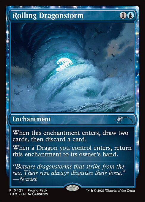 Roiling Dragonstorm highlighted card art