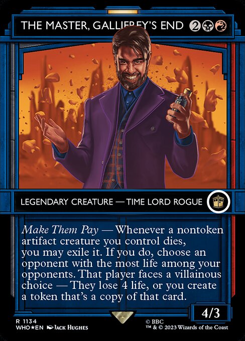 The Master, Gallifrey's End highlighted card art