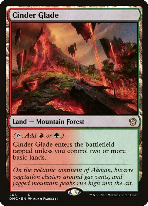Cinder Glade from Dominaria United Commander