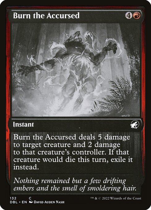 Burn the Accursed highlighted card art
