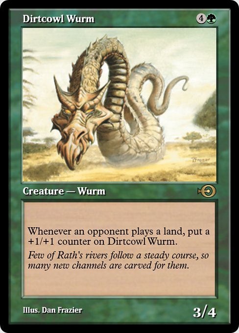 Dirtcowl Wurm highlighted card art